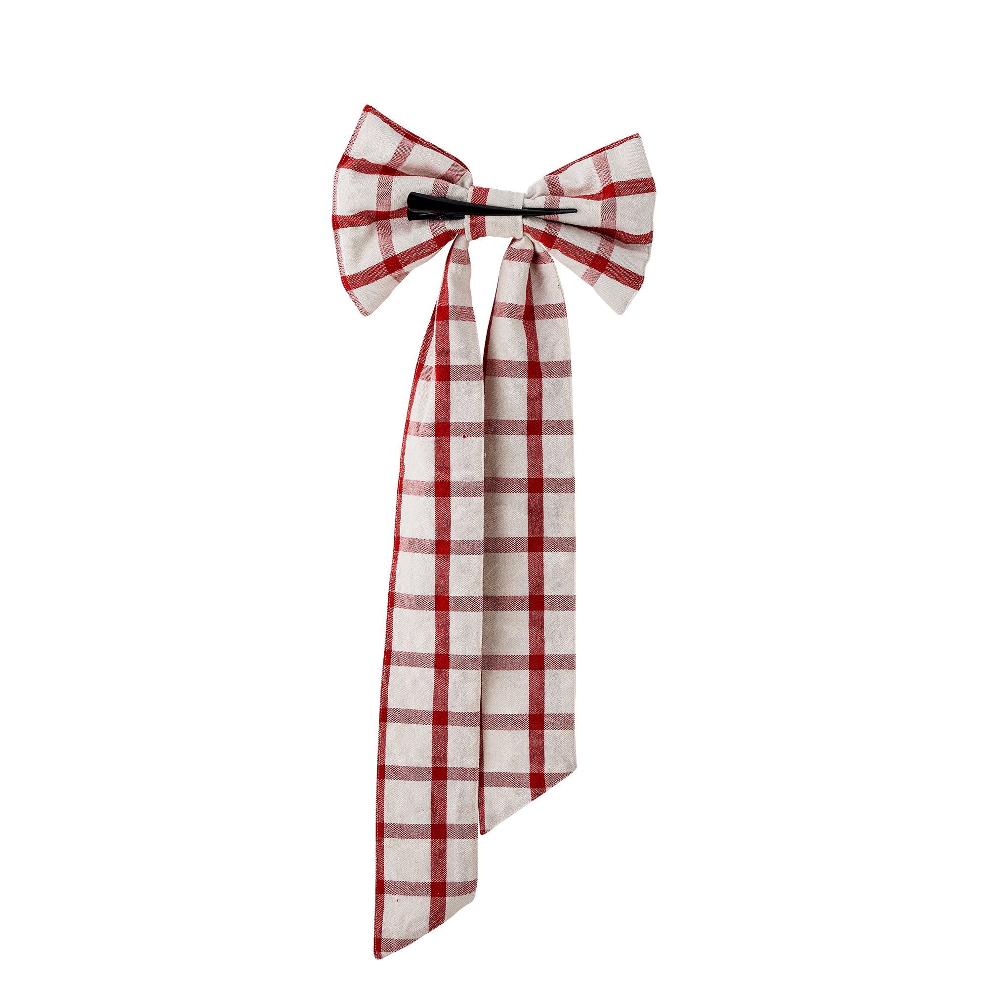 Laço Xadrez Vermelho e Branco