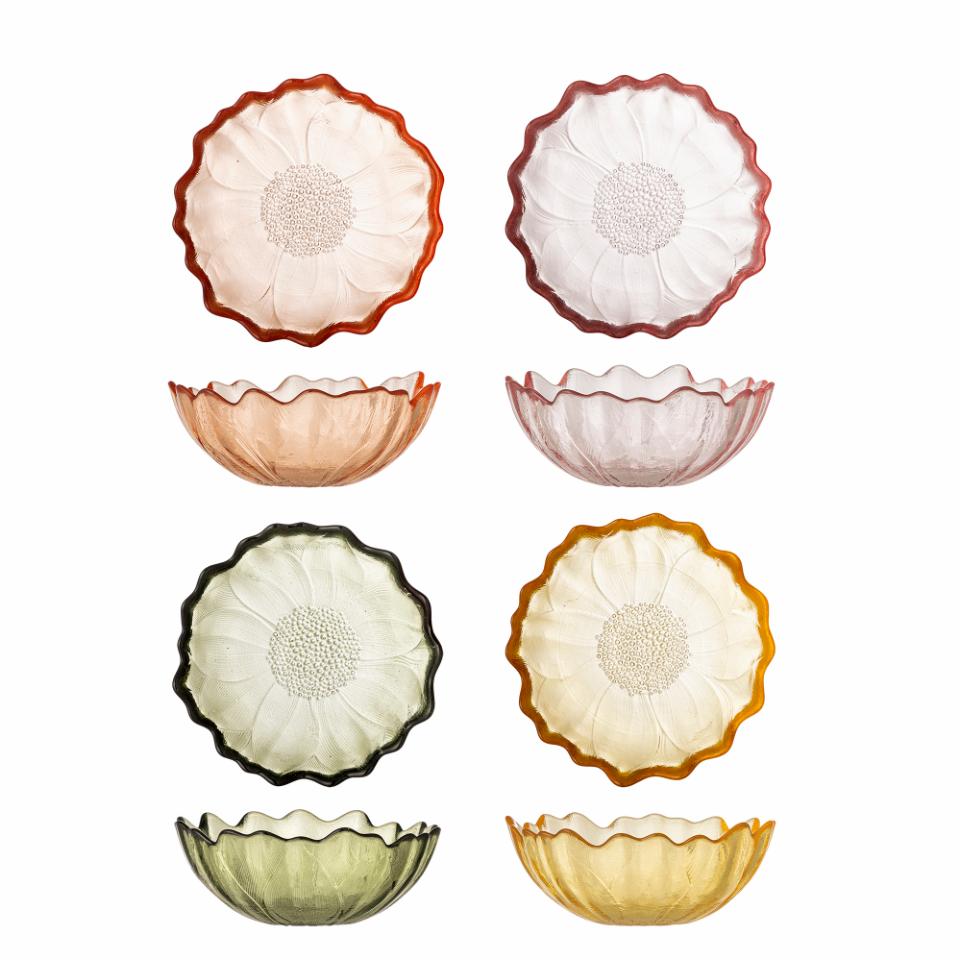 Set 4 Taças de Vidro Kana 12cm