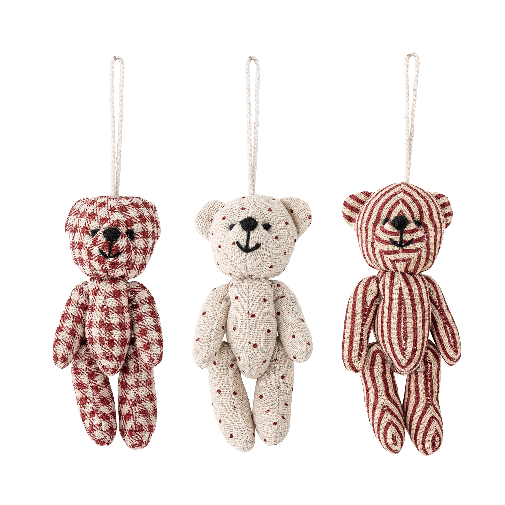 Urso em Tecido Xadrez Sortido (1uni)