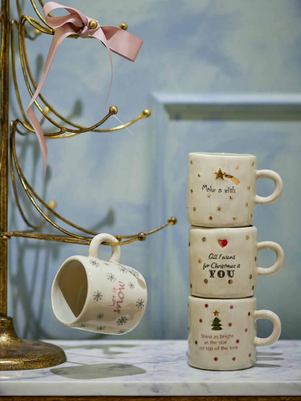 Caneca Natal Christy 6cm Sortido