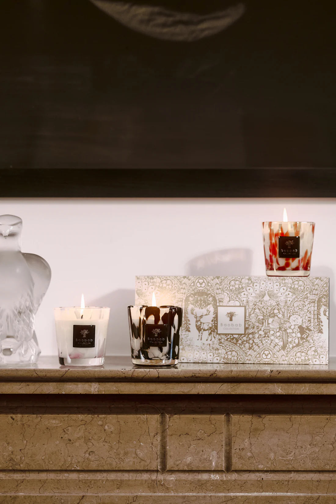 Set 3 Velas Pearls 8cm