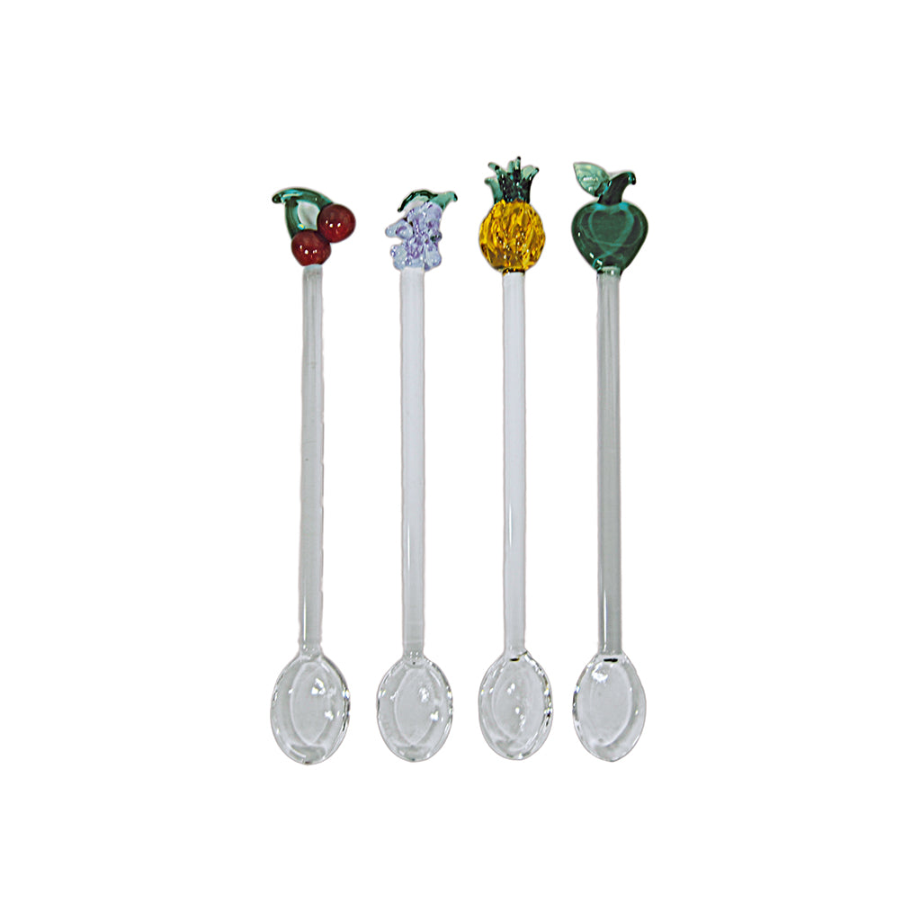 Set 4 Colheres c/ Frutas