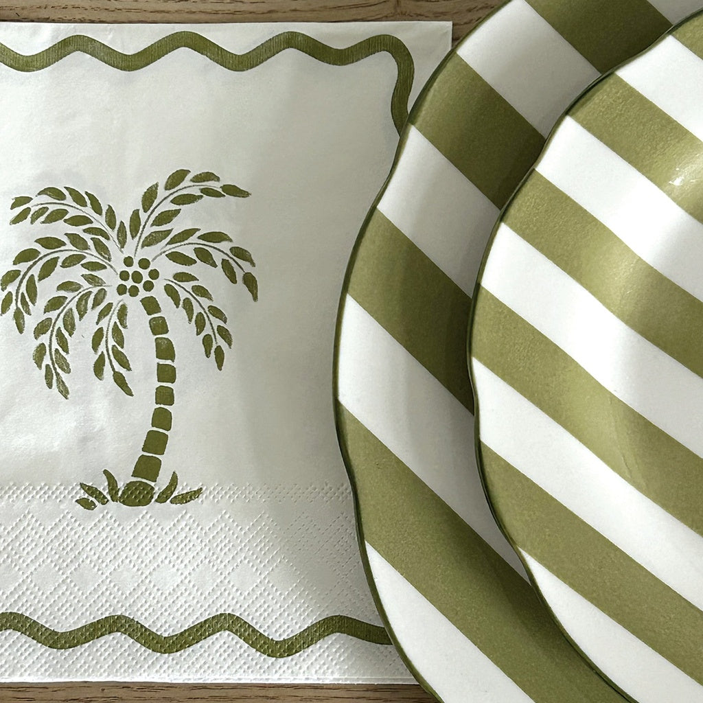 Guardanapo Palm Khaki 20x20cm