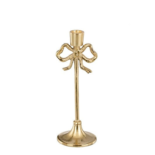 Castiçal Dourado Laço Pequeno