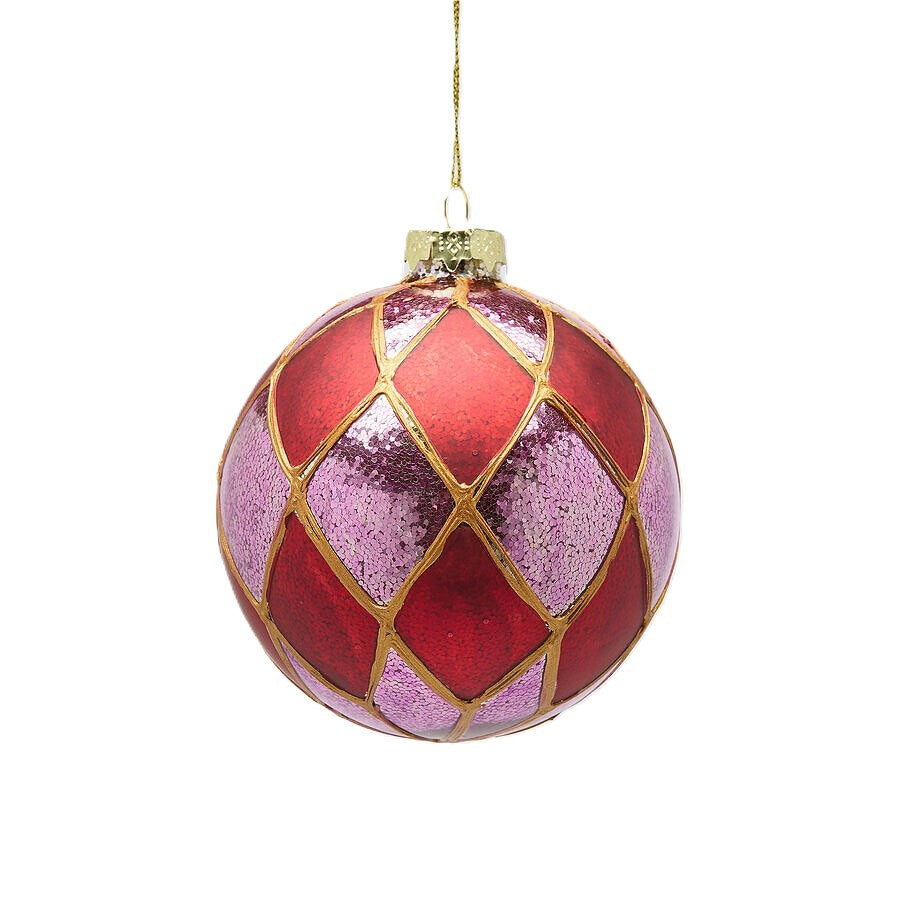 Bola Glittermix Losangos 10cm