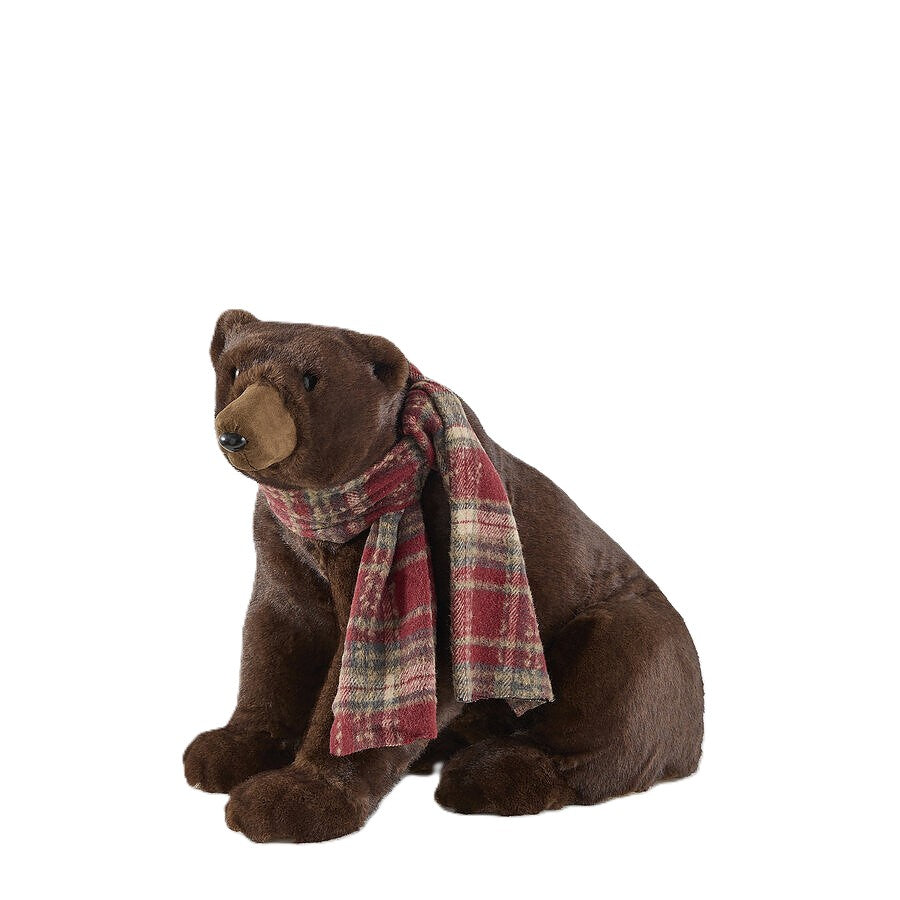 Urso Sentado Pequeno Castanho