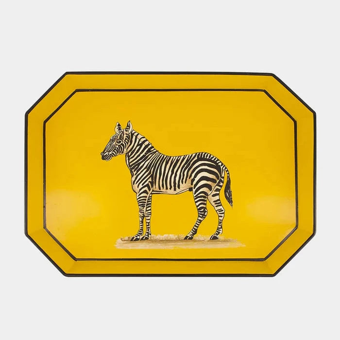 Tabuleiro Zebra Amarelo 30x43cm